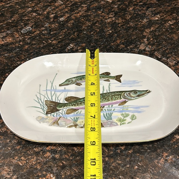 Vintage Kahla Large Oval Fish Serving Platter - Picture 8 of 9